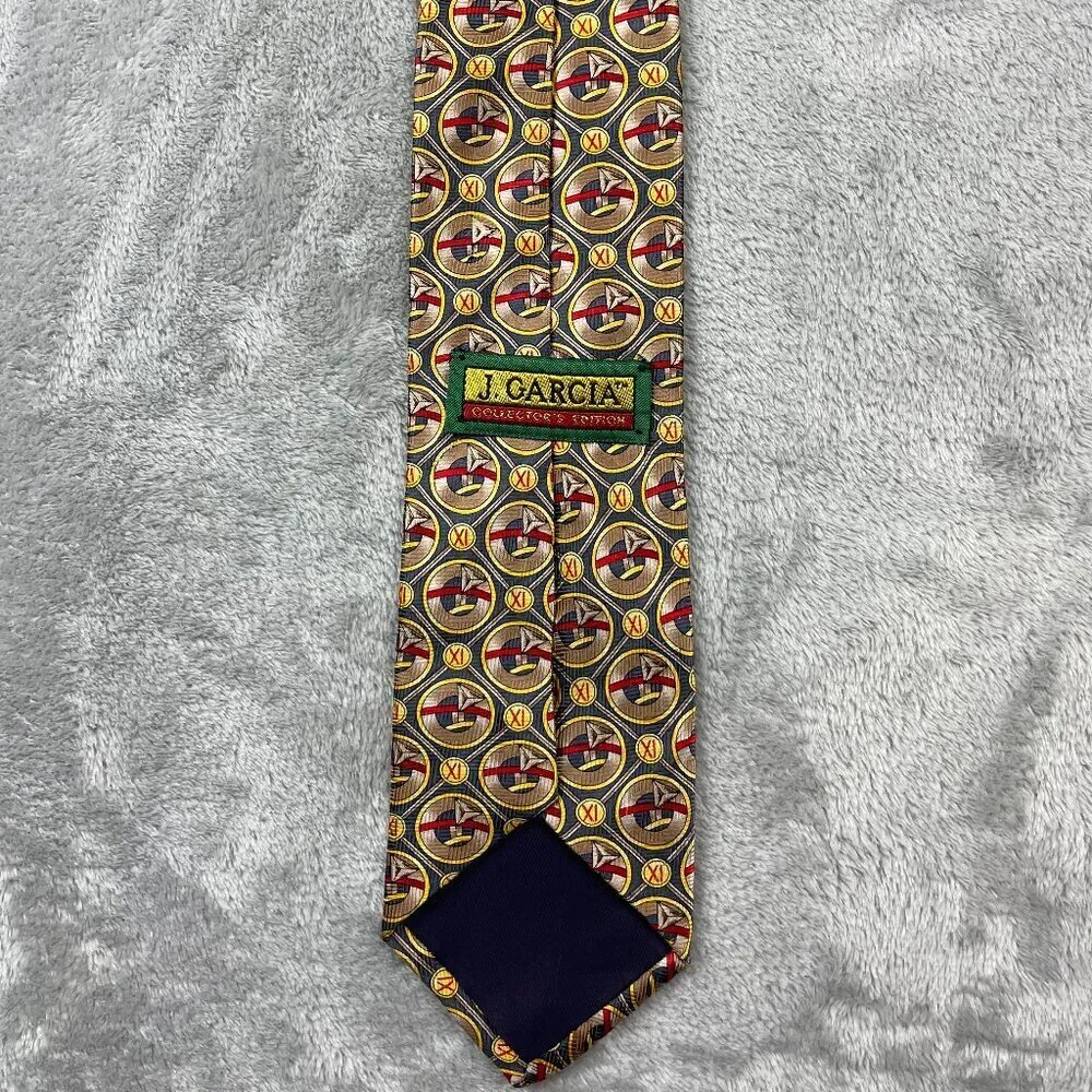 Vintage Jerry Garcia Men's Classic 100% Silk Neck Tie